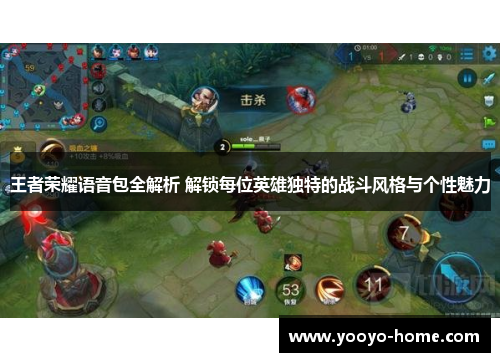 王者荣耀语音包全解析 解锁每位英雄独特的战斗风格与个性魅力